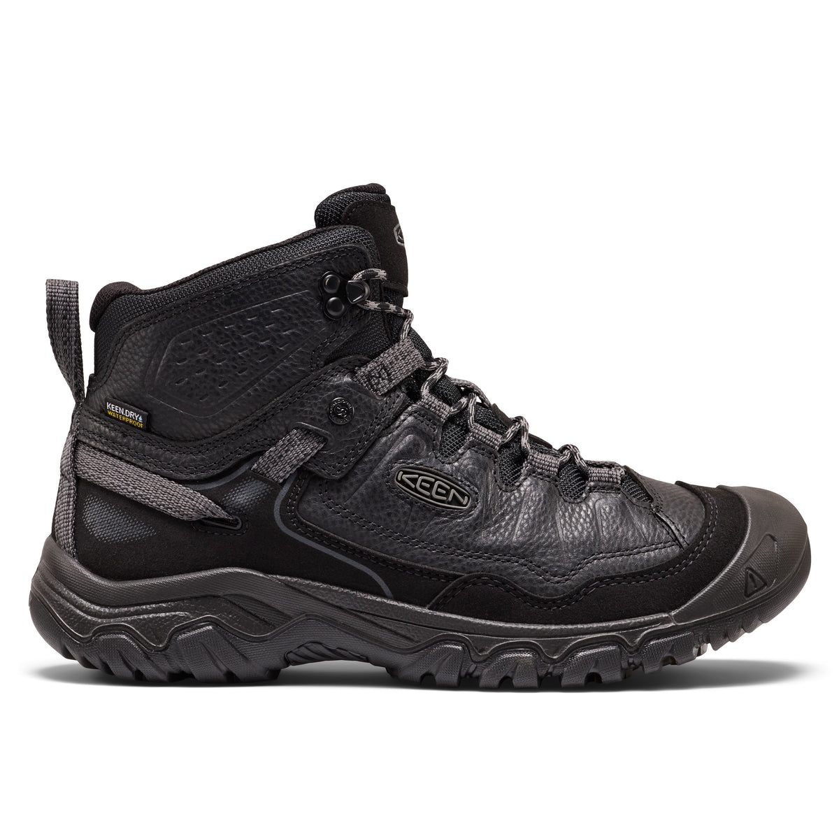 Mens Targhee IV Waterproof Hiking Boot Waterproof Tumbled Black