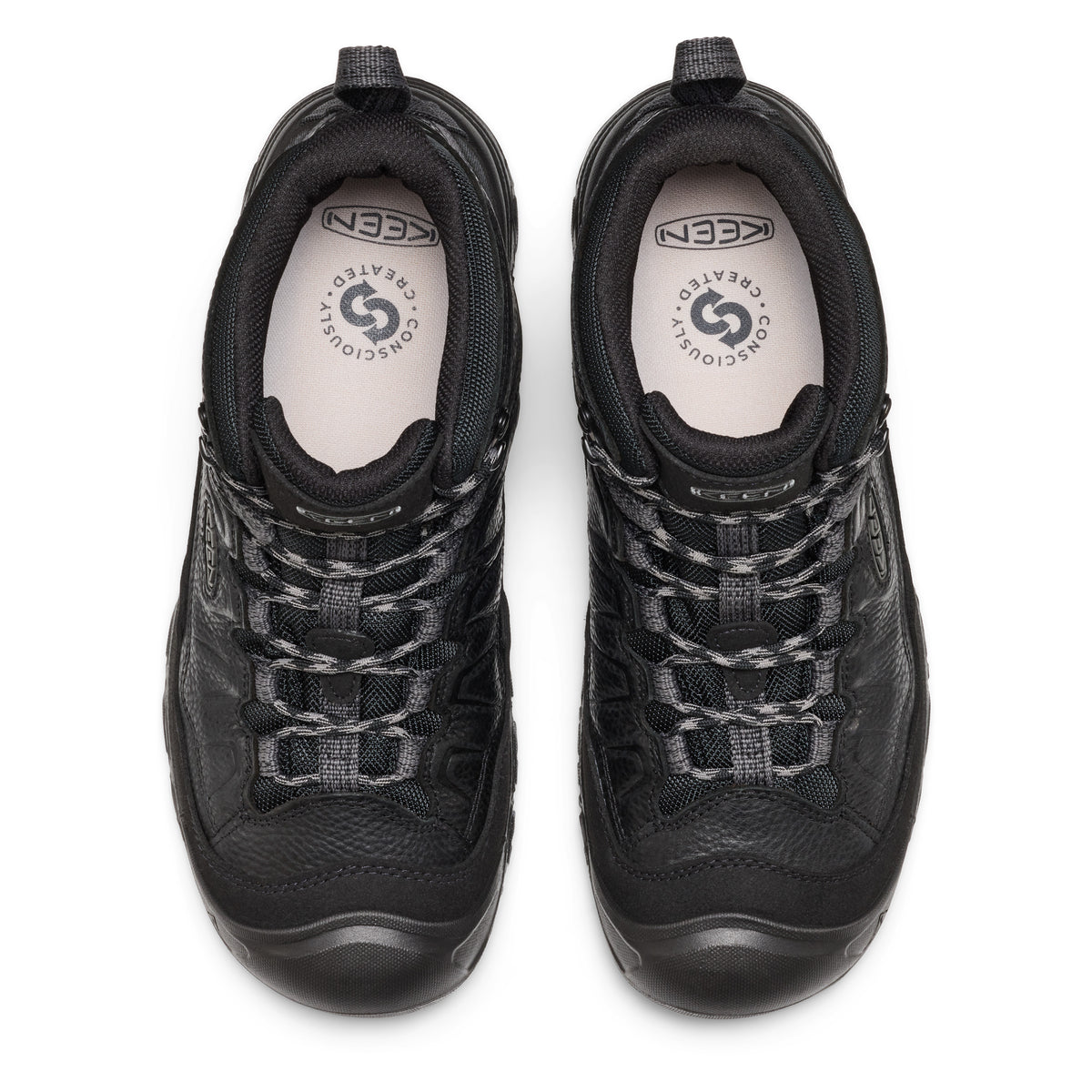 Mens Targhee IV Waterproof Hiking Boot Waterproof Tumbled Black