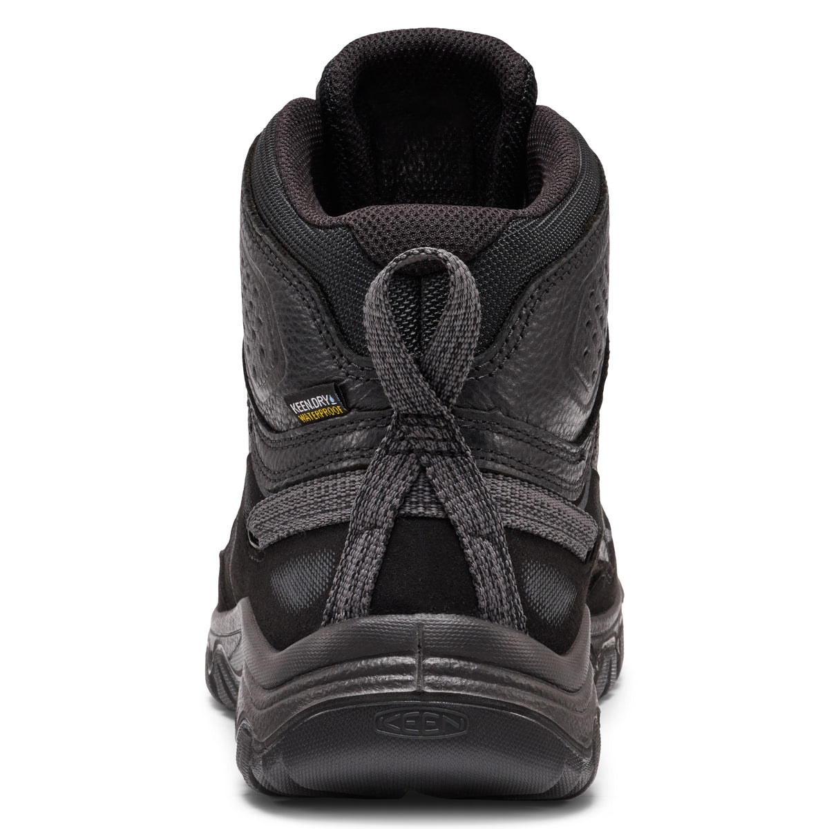 Mens Targhee IV Waterproof Hiking Boot Waterproof Tumbled Black