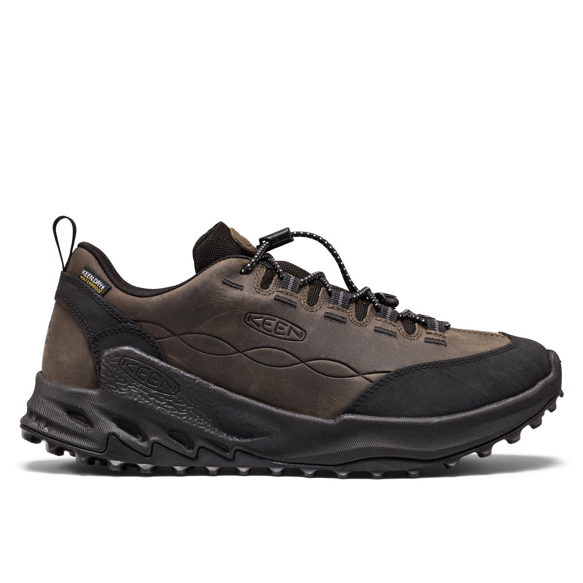 Mens Jasper Zionic Sneaker Waterproof Steel Grey Black
