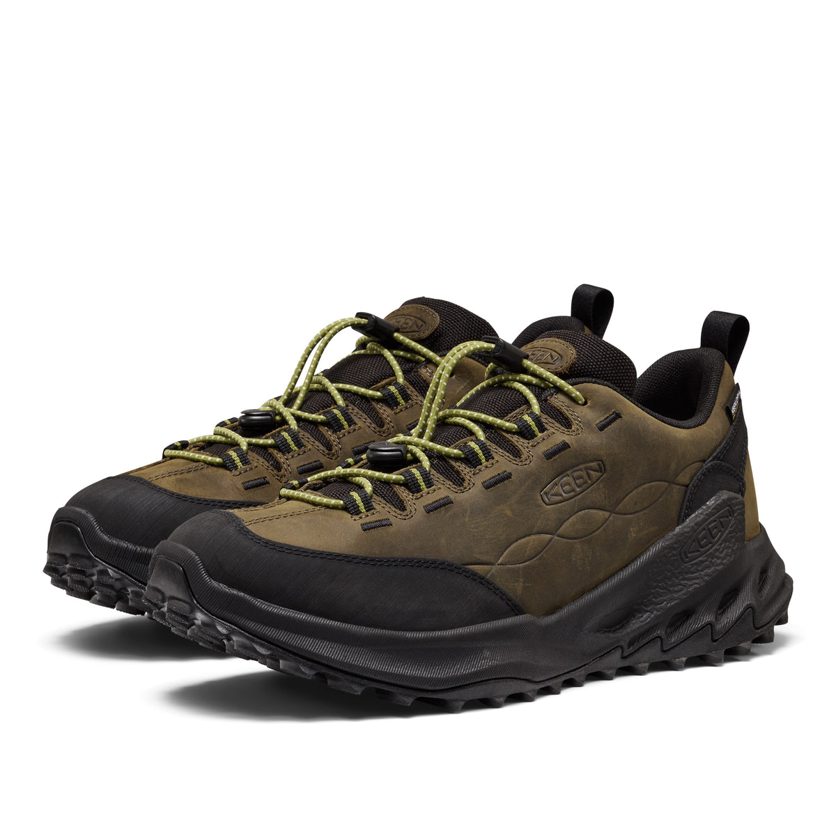 Mens Jasper Zionic Sneaker Waterproof Dark Olive Golden Cypress