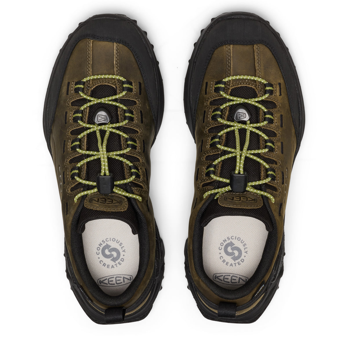 Mens Jasper Zionic Sneaker Waterproof Dark Olive Golden Cypress