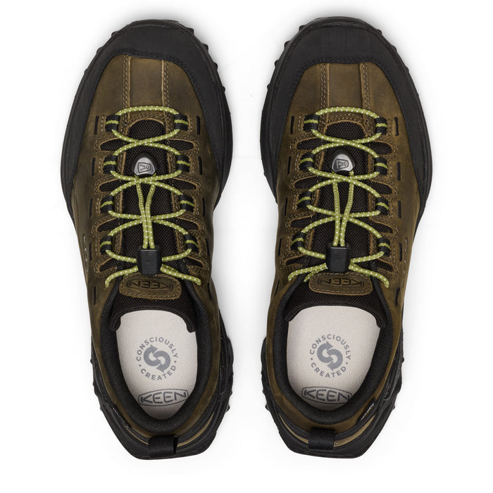 Mens Jasper Zionic Sneaker Waterproof Dark Olive Golden Cypress