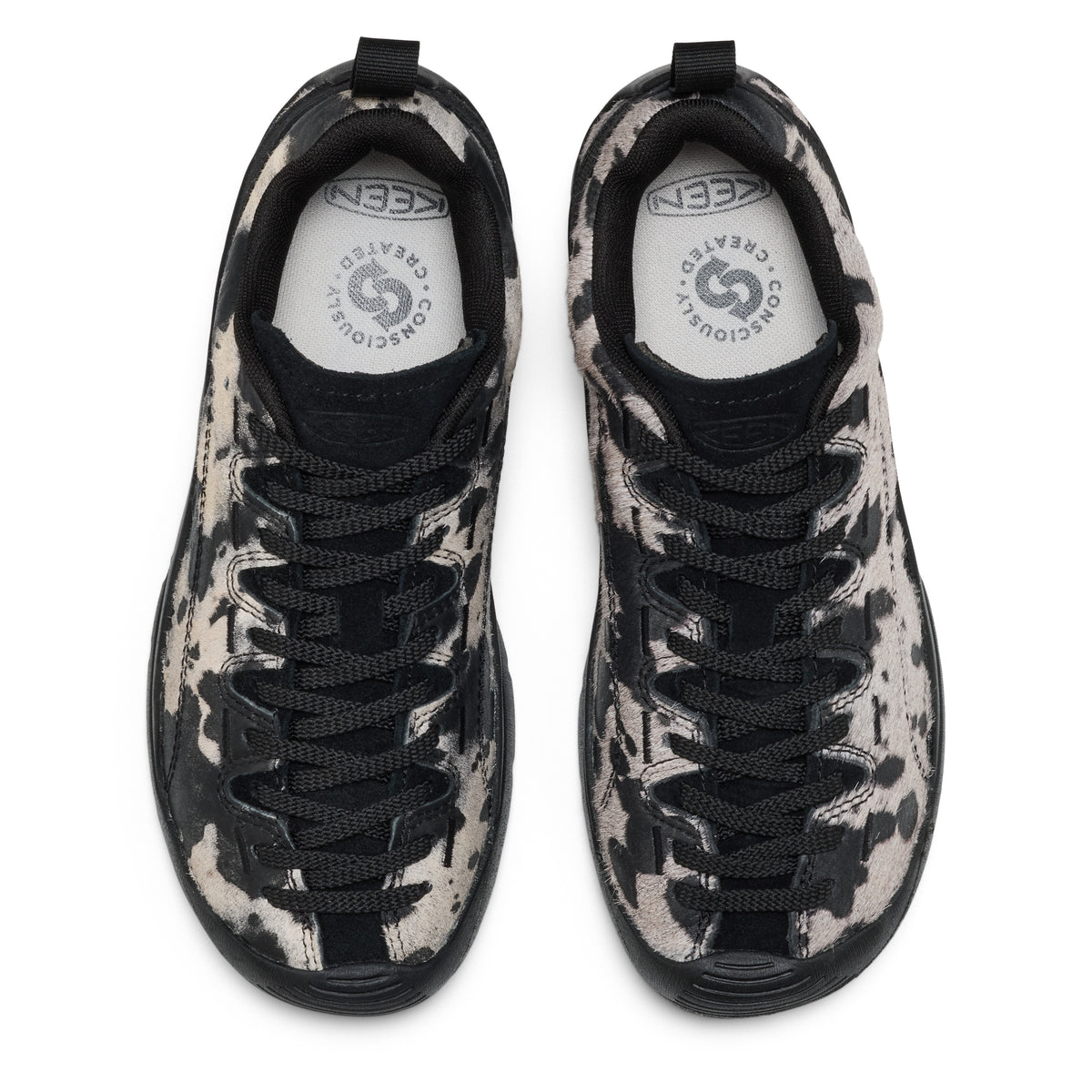Womens Jasper Sneaker Cow Black
