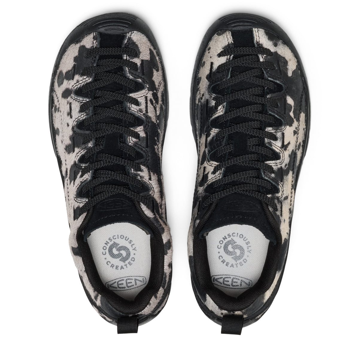 Womens Jasper Sneaker Cow Black