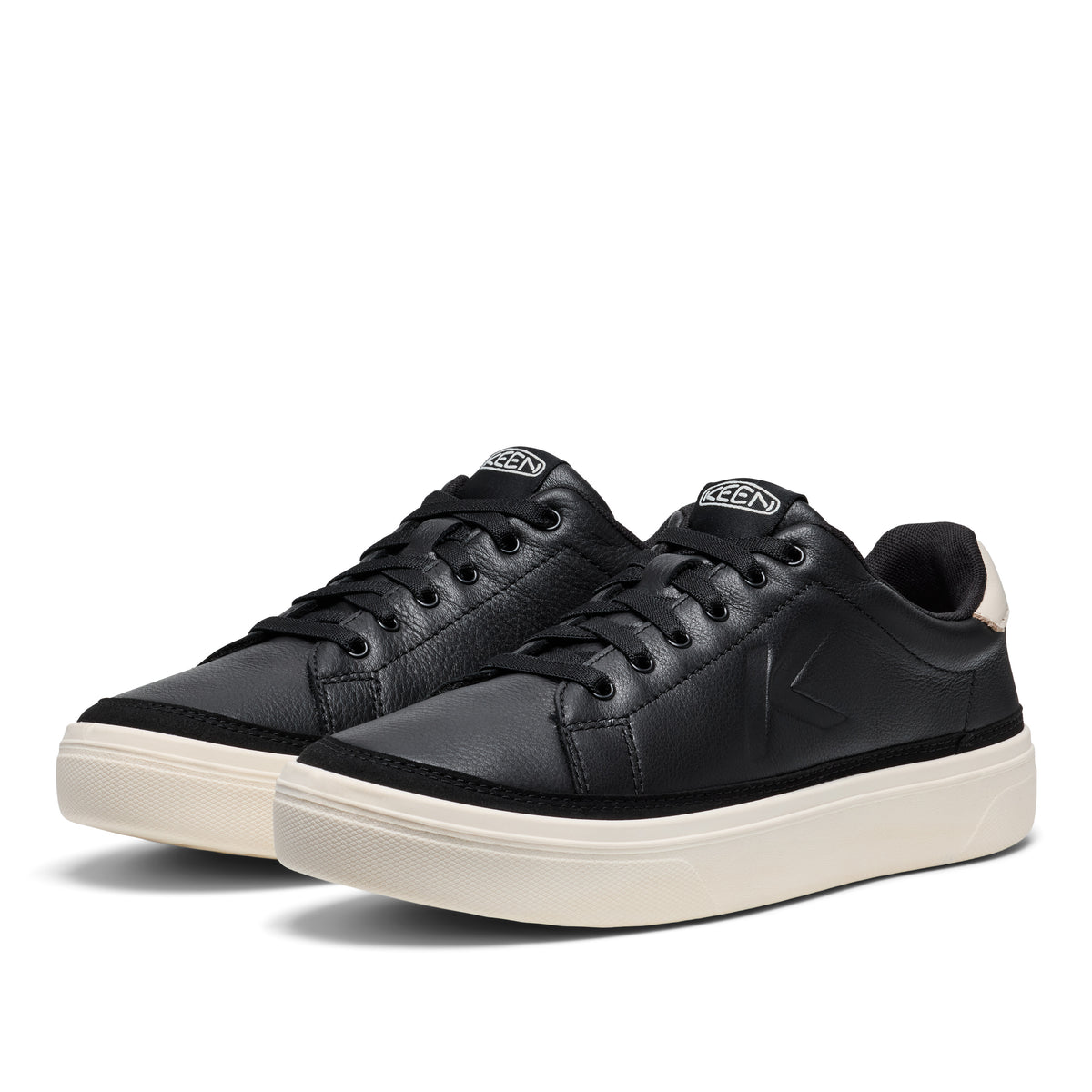 Mens KM1 Leather Sneaker Black Birch