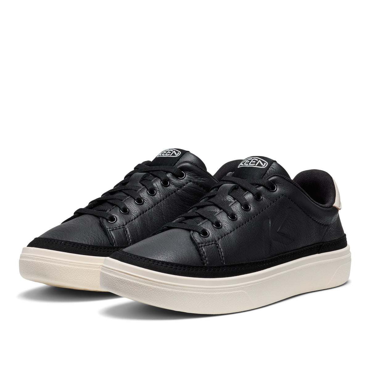 Womens KM1 Leather Sneaker Black Birch