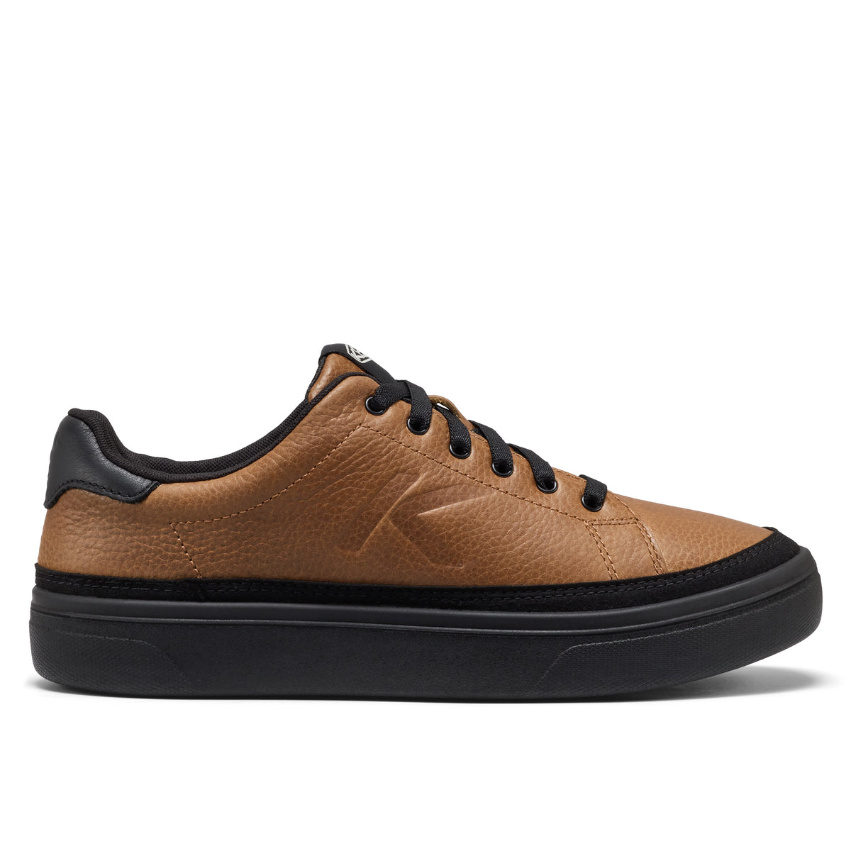 Mens KM1 Leather Sneaker Bison Black