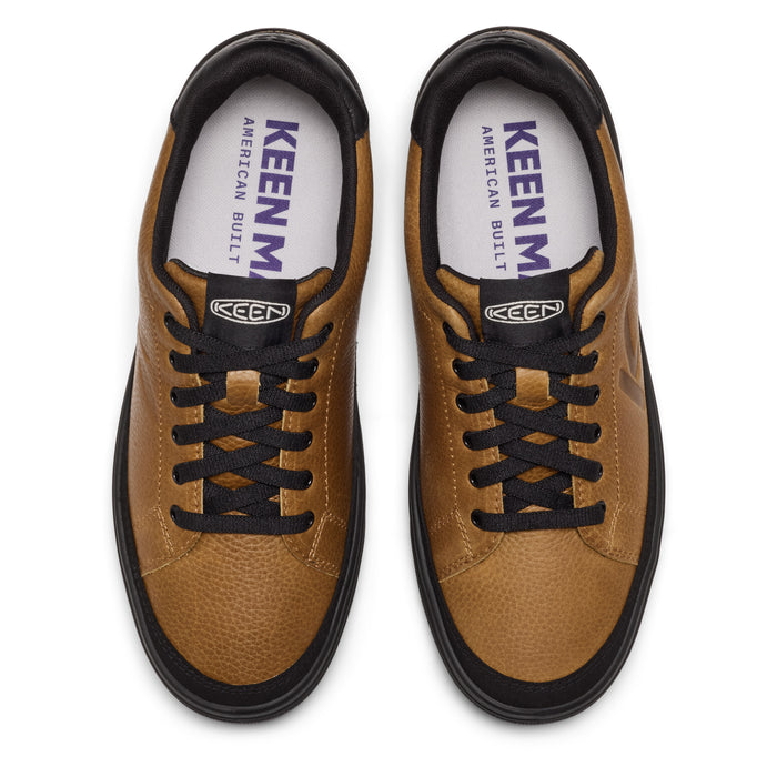 Mens KM1 Leather Sneaker Bison Black