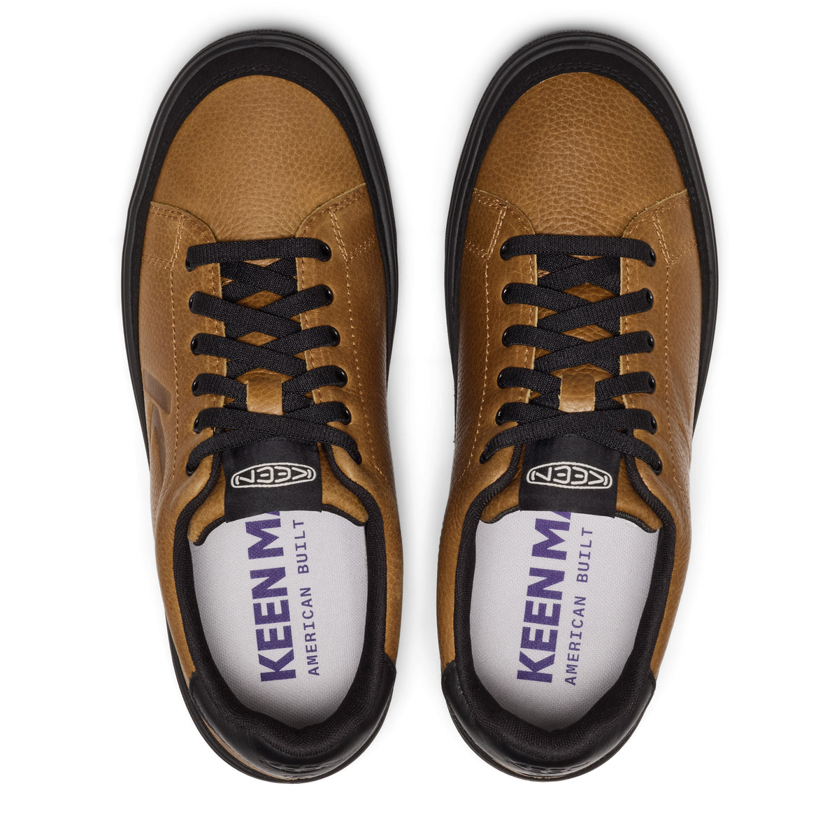 Mens KM1 Leather Sneaker Bison Black