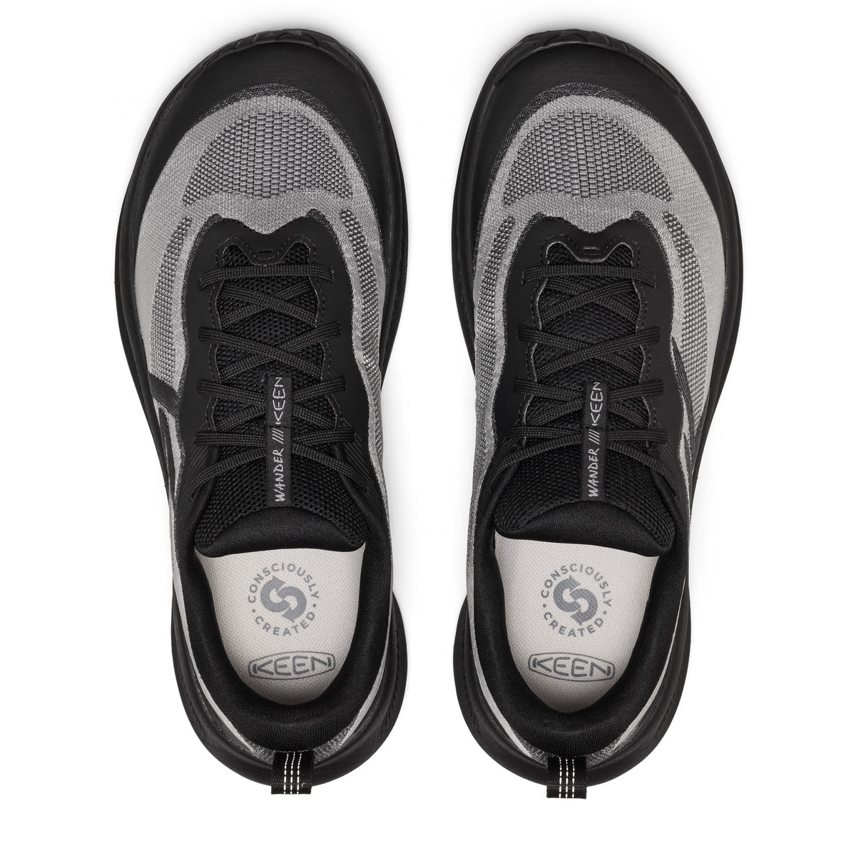 Mens Wander Trail Running Shoe Black Magnet
