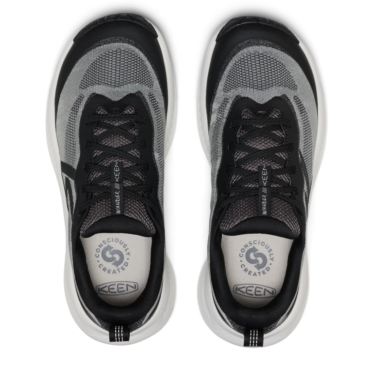 Womens Wander Trail Running Black Magnet