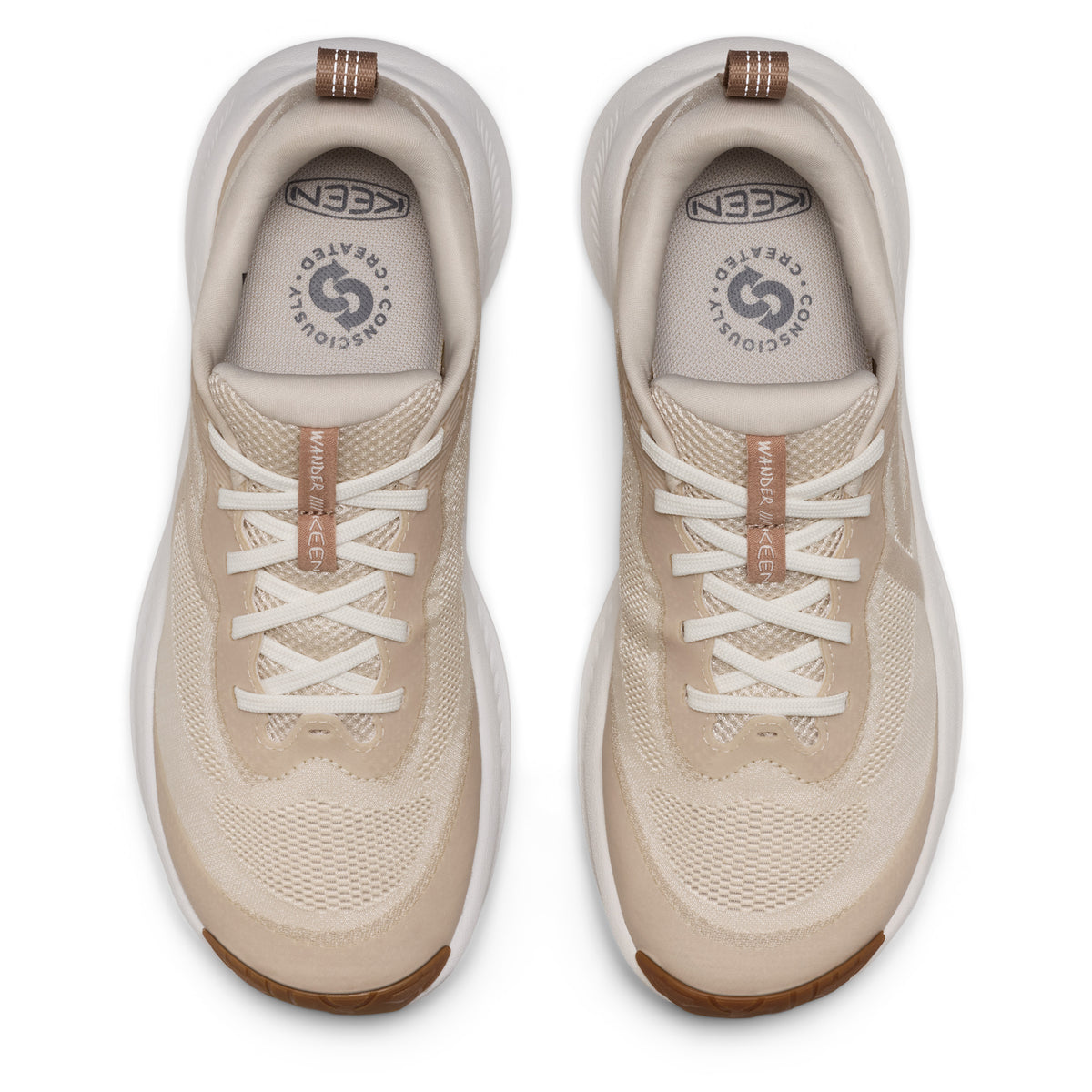 Womens Wander Trail Running Birch Star White