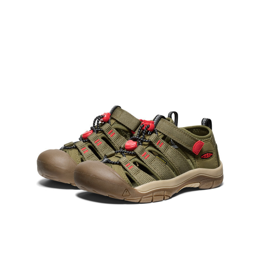 Big Kid's Newport H2 Martini Olive Aura Orange – KEEN Footwear Big Kid's Newport H2 Martini Olive Aura Orange – KEEN Footwear