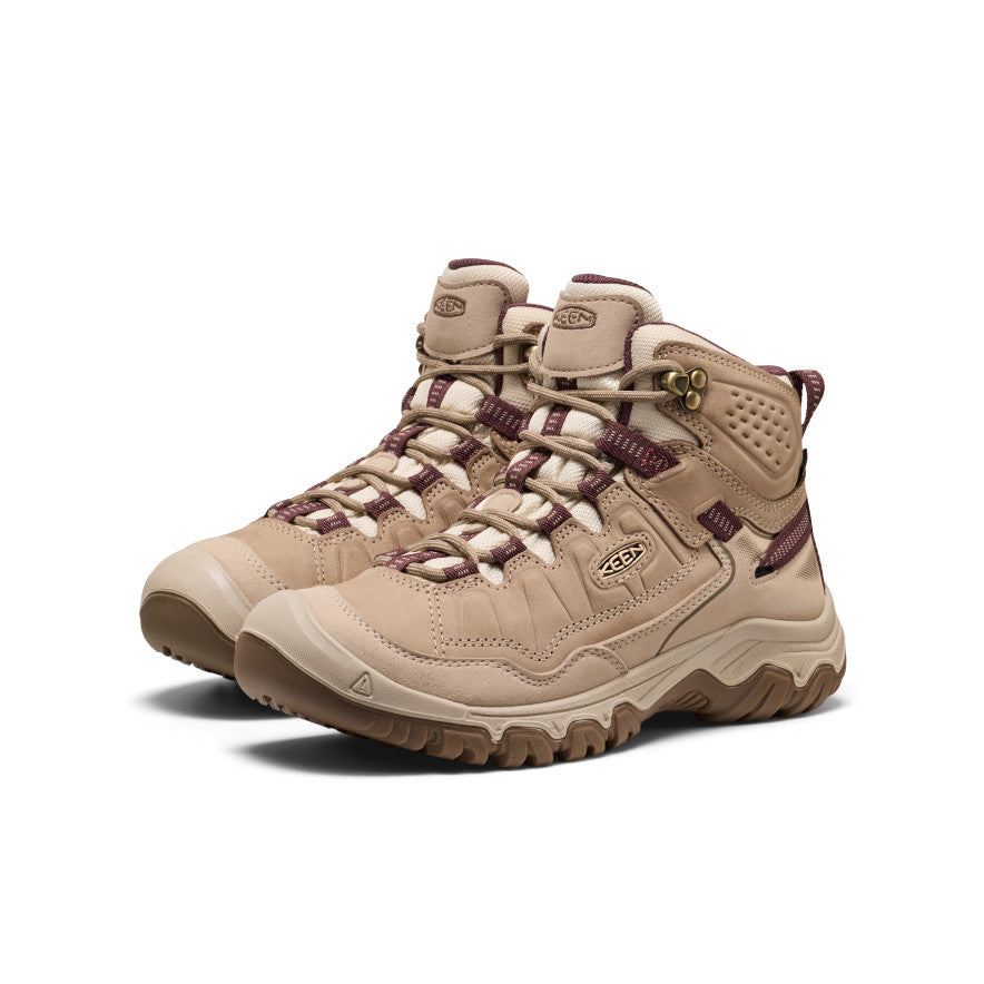 Women's Targhee IV Waterproof Hiking Boot Plaza Taupe Huckleberry