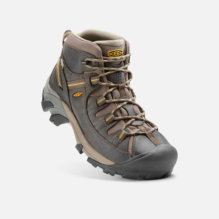 Men's Targhee II Mid Waterproof Black Olive Yellow