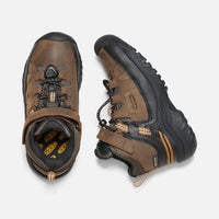 Little Kid's Targhee Mid Waterproof Dark Earth Golden Brown