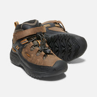 Little Kid's Targhee Mid Waterproof Dark Earth Golden Brown