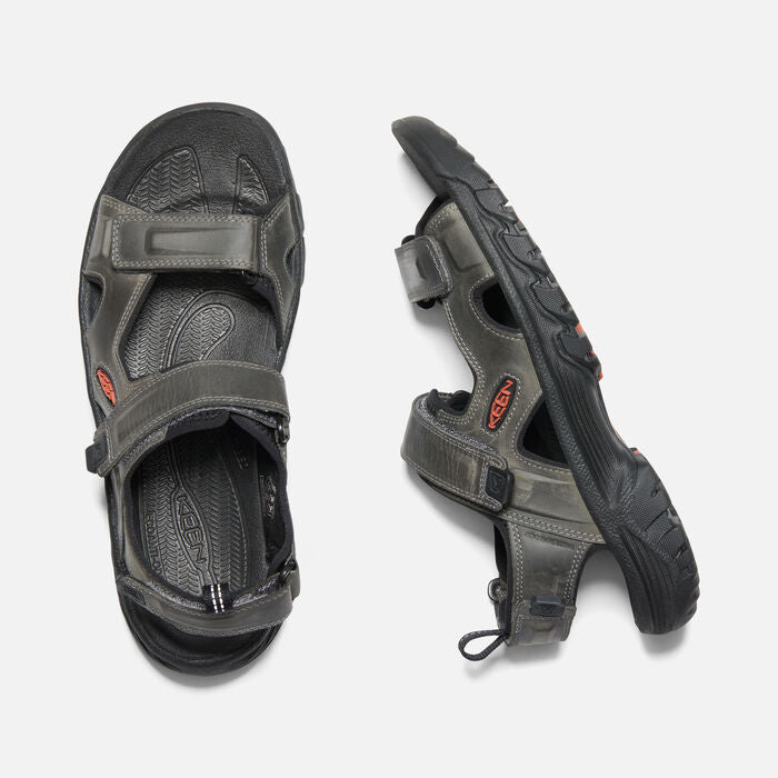 Men's Targhee III Open Toe Sandal Grey Black