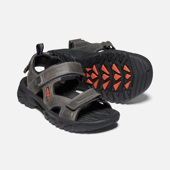 Men's Targhee III Open Toe Sandal Grey Black