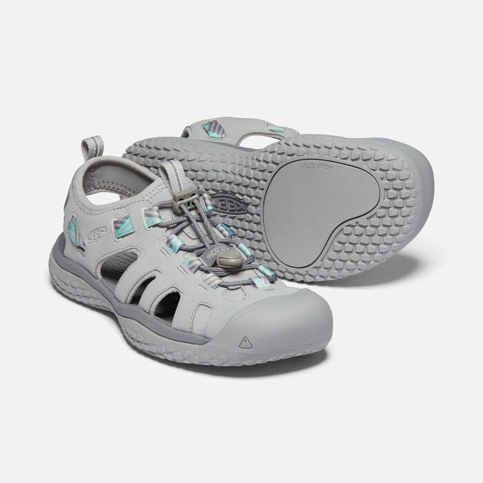 Women's Solr Sandal Light Gray Ocean Wave