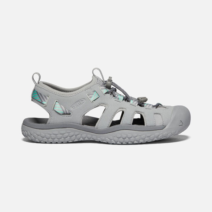 Women's Solr Sandal Light Gray Ocean Wave