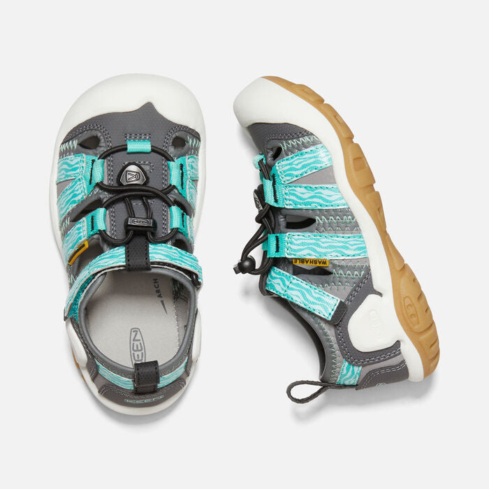 Little Kid's Knotch Creek Sandal Steel Grey Waterfall