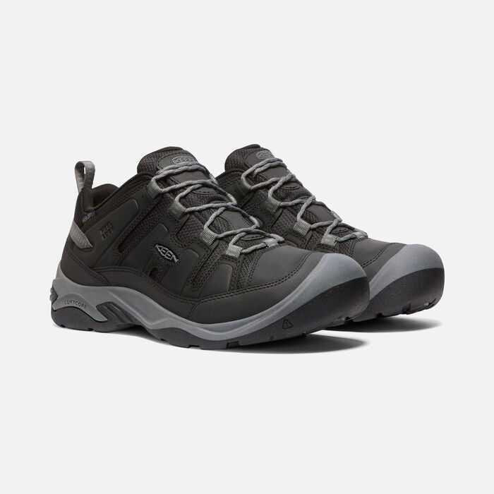 Men's Circadia Waterproof Shoe Black Steel Grey