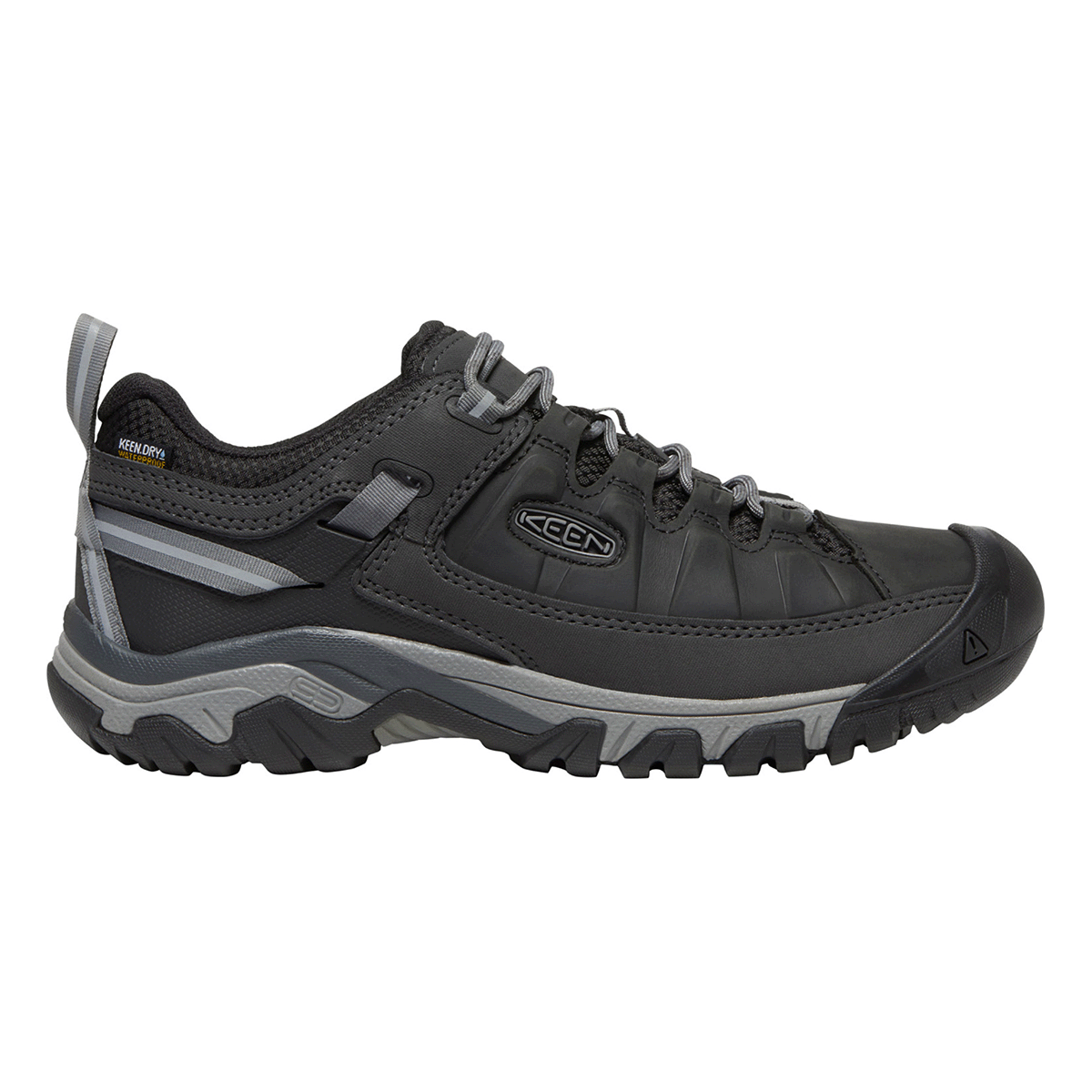 Men s Targhee III Waterproof Black Steel Grey KEEN Footwear