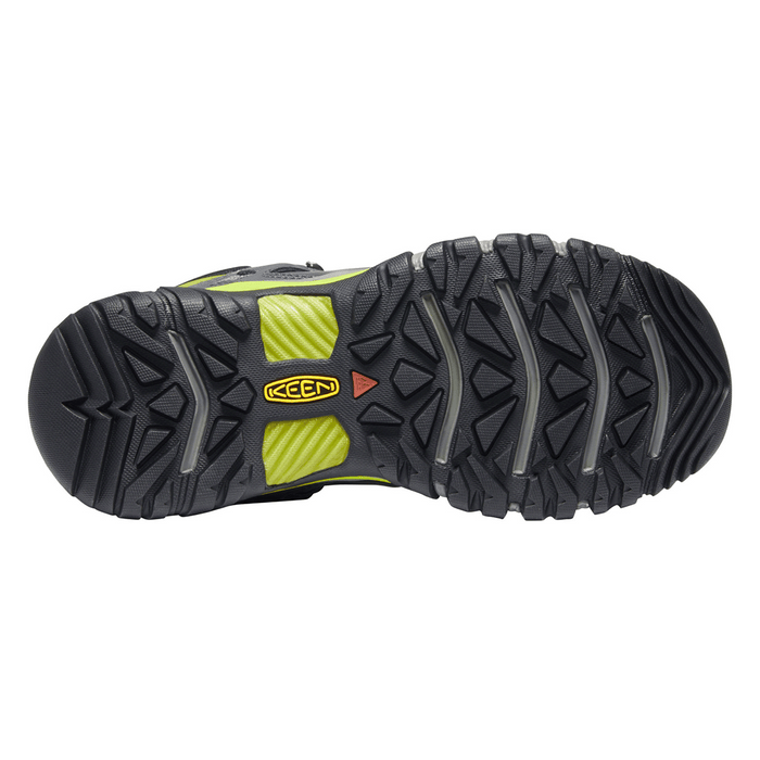 Men s Ridge Flex Mid Waterproof Steel Grey Evening Primrose KEEN Footwear